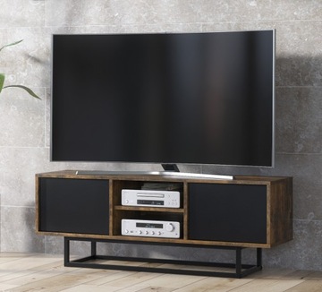 LOFT INDUSTRIAL TV RTV ШКАФ СТОЛИК ЧЕРНЫЙ LFT001