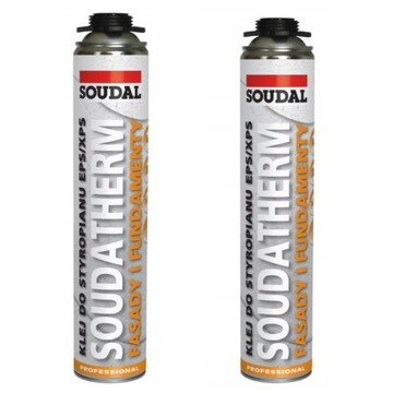 КЛЕЯ ПЕНЫ SOUDAL ДЛЯ ПЕНОСТРОЕНИЯ XPS EPS SOUDATHERM 2 ШТ.