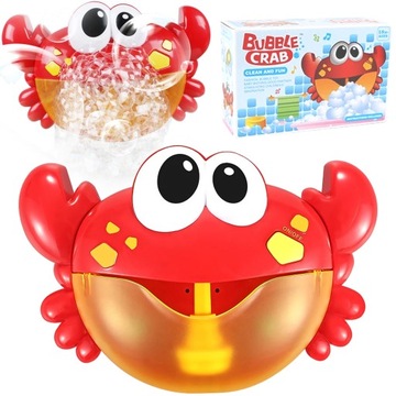 ИГРУШКА ДЛЯ ВАННЫ КРАБА ДЛЯ ПРИГОТОВЛЕНИЯ ПЕНЫ С МЕЛОДИЯМИ