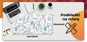 Mata podkładka na biurko do pracy Liście i gałęzie