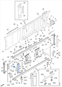 фото thumb №4, Кронштейн кронштейн радара scania ngs r s p g 2519465 b-b