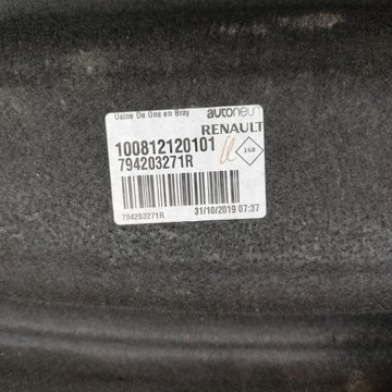 фото thumb №6, Renault zoe 2020 полка задняя багажника