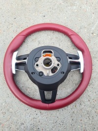 фото thumb №6, Porsche 718 982 991 рестайлинг macan руль с подогревом кожаный лепестки