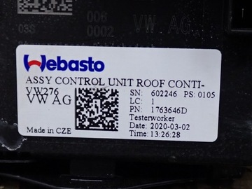 фото thumb №11, Люк панорама жалюзи комплектная оригинал европа vw t-roc 20r