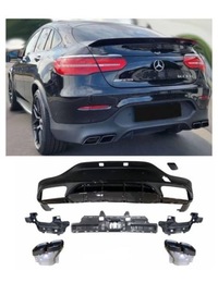 фото thumb №1, Диффузор насадки mercedes c253 glc coupe black