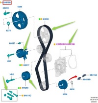фото thumb №11, Набор грм + насос wody 2.0 tdci dw10c 1855735
