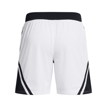 Męskie spodenki do koszykówki Under Armour Curry Mesh - białe