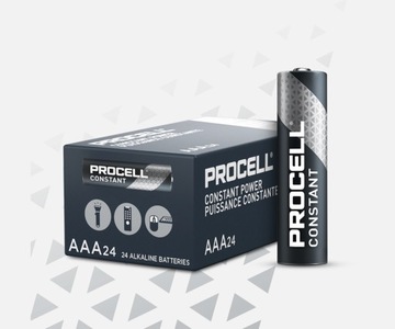 10 батарей AAA LR03 DURACELL PROCELL CONS 1,5 В