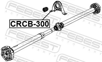 фото thumb №2, Подшипник полуось chrysler 300c 2,7-6,1 05- crcb-300