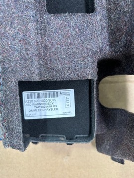 фото thumb №8, Боковина багажника лівий mercedes sl r230, w230 сірий