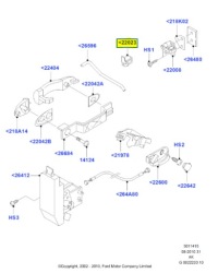 фото thumb №6, Ustalacz - барабан замка двері зад ford focus 1998-2005 cak oem номер 1074601
