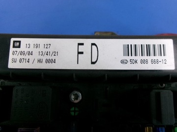 фото thumb №11, Opel astra h коробка модуль bsi 13191127fd +13180775dl