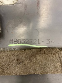 фото thumb №6, Обшивка обивка багажника правая mitsubishi pajero ii mb652721-34