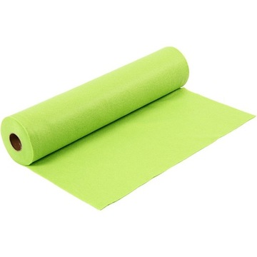 FILC AKRYLOWY W ROLCE 5m ZIELONY JASNY 2mm UNIWERSALNY