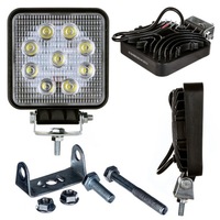 фото thumb №1, Лампа робоча протитуманна фара 27 led 108w набір 4 штуки