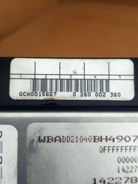 фото thumb №6, Бортовий комп'ютер блок керування двигуна bmw e39 0260002768