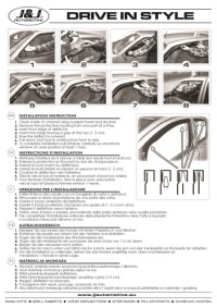 фото thumb №8, Ветровики heko porsche cayenne ii od 2010 - 2018 2 штуки