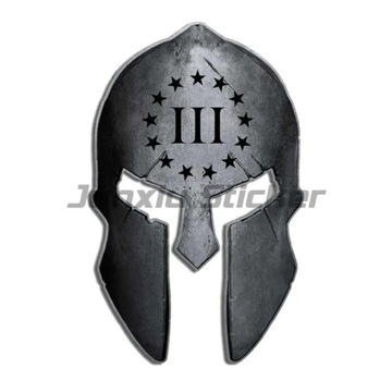 13 см стиль 14 Spartan Molon Labe Warrior автомобильный шлем наклейка наклейка для себя