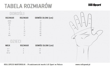 Rękawice Do nartorolek LillSport Roller Pink r.7