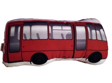 PODUSZKA KSZTAŁTKA AUTOBUS czerwony