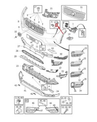 Ліва петля розпилювача фара volvo xc90 mk2 оригінальний 31353366 в Україні, фото thumb