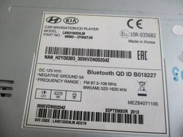 фото thumb №8, Радіо cd навігація hyundai ix35 96560-2y600tjn