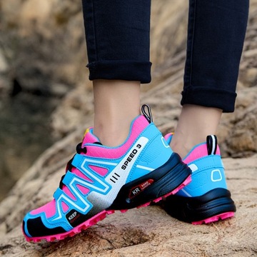 DAMSKIE BUTY TREKKINGOWE TURYSTYCZNE ODDYCHAJĄCE