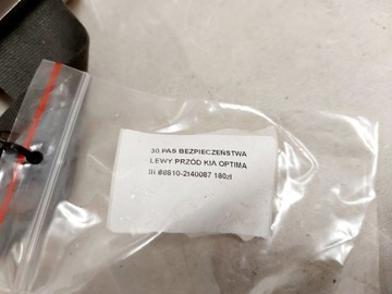 фото thumb №6, Kia optima 3 iii pas безопасности левый перед переднее 88810-2t40087