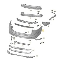 фото thumb №1, Skoda octavia iv универсал бампер зад оригинал новый 5e7807421