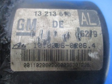 фото thumb №7, Opel astra h насос abs 3213610 ate 10.0206-0206.4 блок керування
