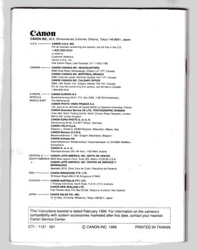 CANON EOS REBEL 2000 2000 ДАТА 300 300 ДАТА