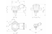 фото thumb №11, Датчик тиску bosch 281 002 316