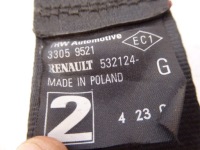 фото thumb №3, Twingo ii ремни безопасности задняя правый левый защёлки комплект hb 3d