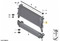 Радіатор води 8645800 кондиціонера 9271204 набір mini f54 f55 f56 f57 в Україні, фото thumb