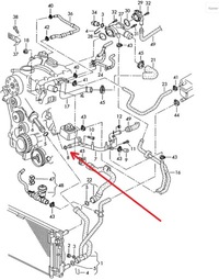 фото thumb №8, Ущільнення трубка радіатора 20,5x5,5 audi a1, a3, a4, a4 allroad,