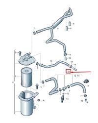 фото thumb №9, Шланг топливный vw sharan 7n 7n0130307g