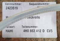 фото thumb №7, Шторка czarna audi a8 4h d4 4h0863412d cv5