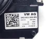 фото thumb №7, Vw scirocco указатель дворники переключатель łodygi + кольцо шлейф подрулевого переключателя 2016