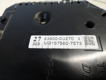 фото thumb №8, Toyota yaris iii 2015 рестайлінг 1.33 b спідометр  прилади 83800-0u270 mb157560-7573