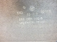 фото thumb №10, Vw polo v 6r полиця багажника 5d 6r6867760b