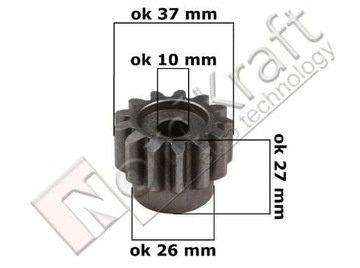 ПРИВОДНАЯ ЗВЕЗДОЧКА КОСИЛКИ NAC ЛЕВАЯ D2-3B-501-100