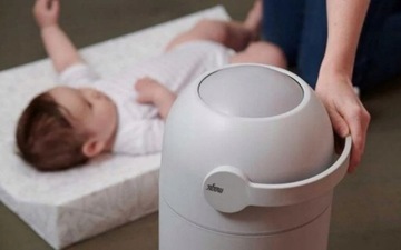 ВОЛШЕБНАЯ КОРЗИНА ДЛЯ ИСПОЛЬЗОВАННЫХ ПОДГУЗНИКОВ, ГРАФИТА + СУМКИ