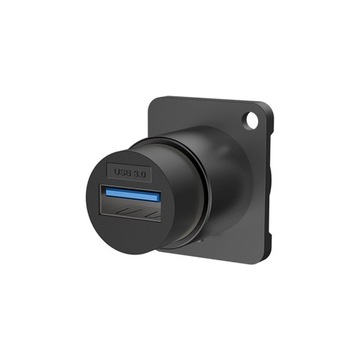 Панельная розетка Roxtone RAU3D-B USB 3.0