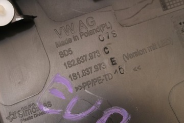 фото thumb №6, Ліва захист дзеркало 1s1837973c vw up рестайлінг e-up 23r.