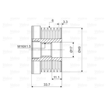 фото thumb №9, Сцепление генератора valeo 588036