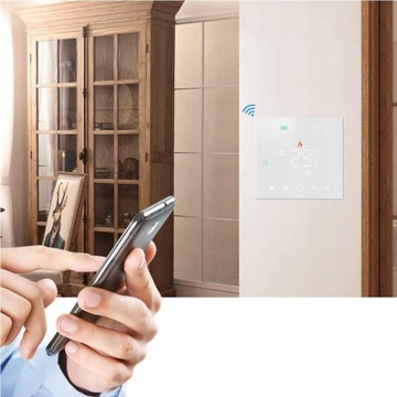 Inteligentny Termostat Obciążalny 16A Podłogówka Biały TR053 Seria PS WiFi