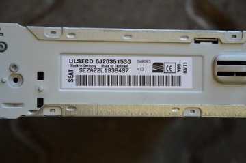 фото thumb №1, Seat ibiza 6j радио cd mp3 6j2035153g