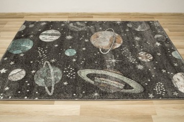 300x400 см ГРАФИТОВЫЙ КОВЕР LIMA PLANETS SPACE GALATICA