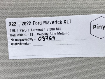фото thumb №13, Стеля ford maverick 2022+ usa