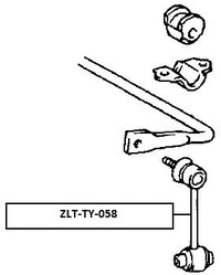 фото thumb №2, З'єднувач стабілізатора задня lexus is200/300 99-